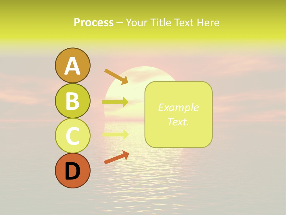 Rainbow Colored Kaleidoscope PowerPoint Template