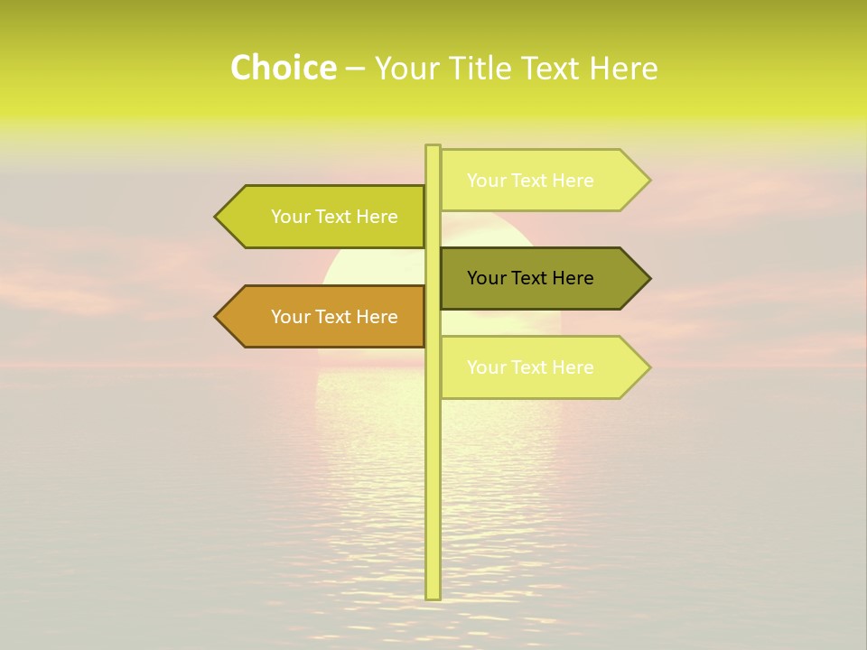 Rainbow Colored Kaleidoscope PowerPoint Template