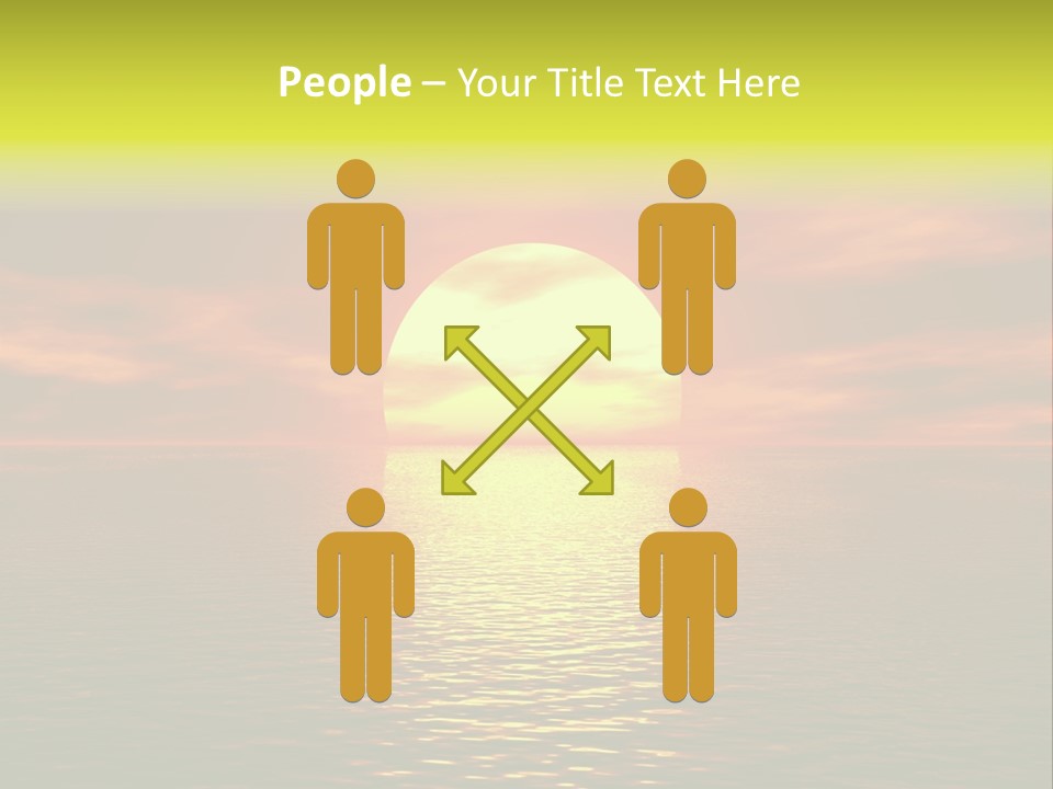 Rainbow Colored Kaleidoscope PowerPoint Template