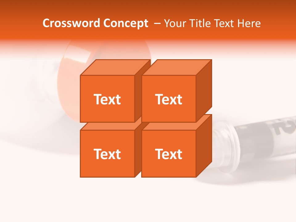 Syringe And Insulin Bottle With White Background PowerPoint Template