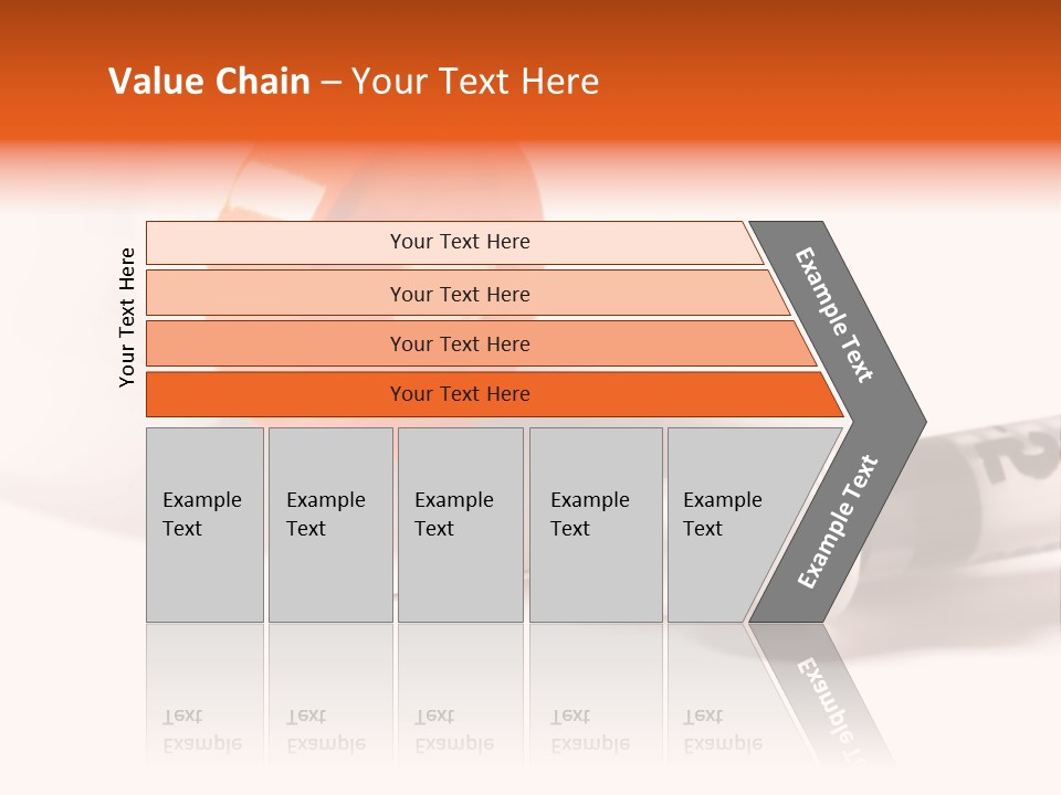 Syringe And Insulin Bottle With White Background PowerPoint Template