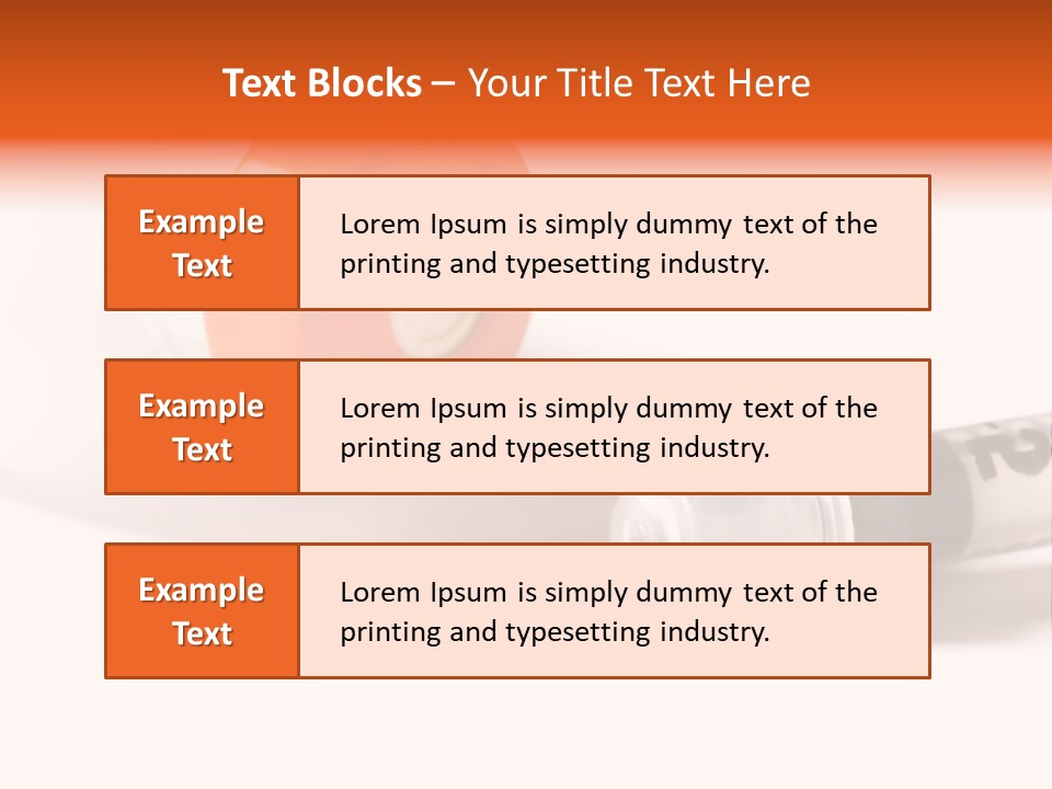 Syringe And Insulin Bottle With White Background PowerPoint Template