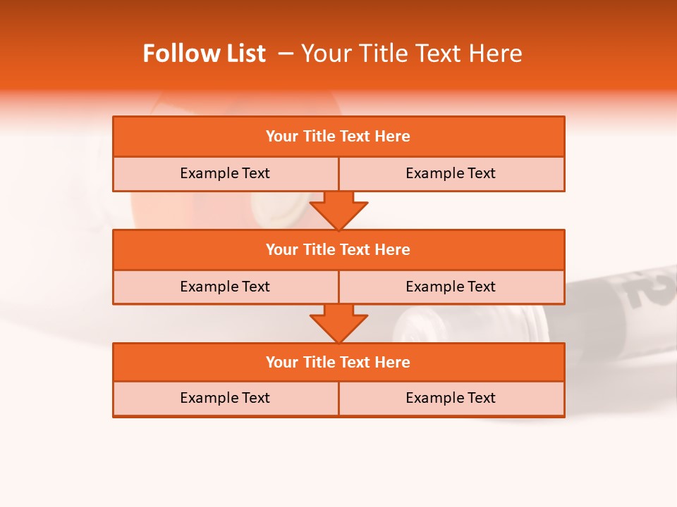 Syringe And Insulin Bottle With White Background PowerPoint Template