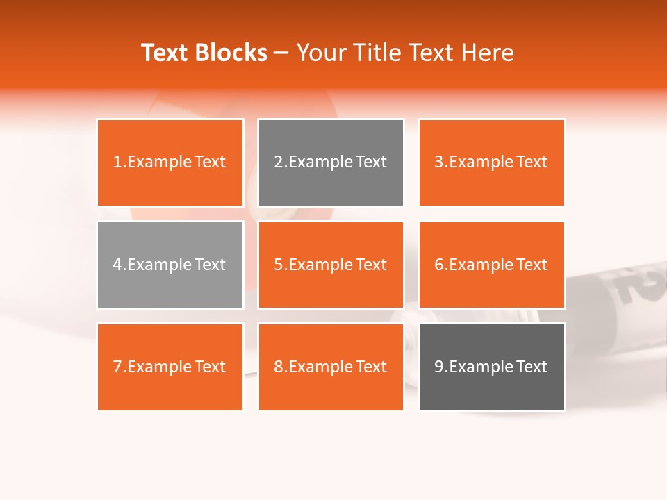 Syringe And Insulin Bottle With White Background PowerPoint Template