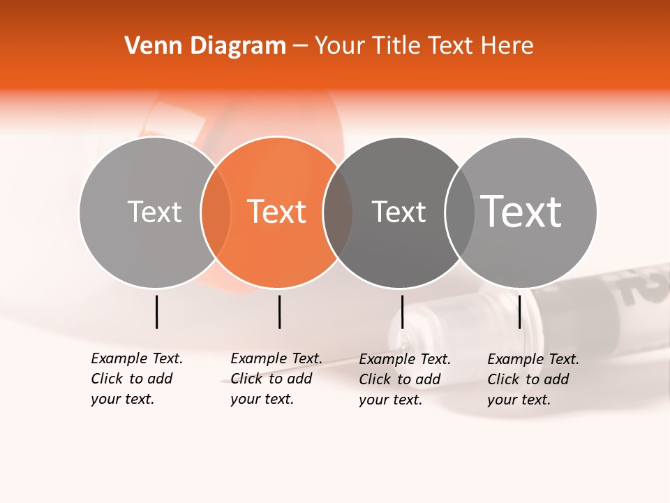 Syringe And Insulin Bottle With White Background PowerPoint Template
