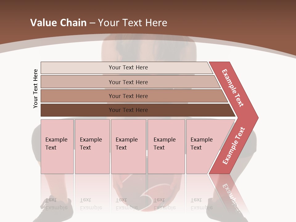 A Woman Is Sitting On The Ground With A Ball PowerPoint Template