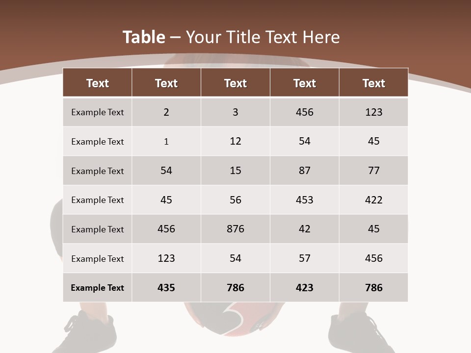 A Woman Is Sitting On The Ground With A Ball PowerPoint Template