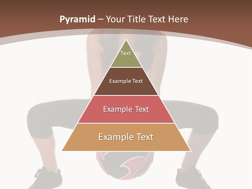 A Woman Is Sitting On The Ground With A Ball PowerPoint Template