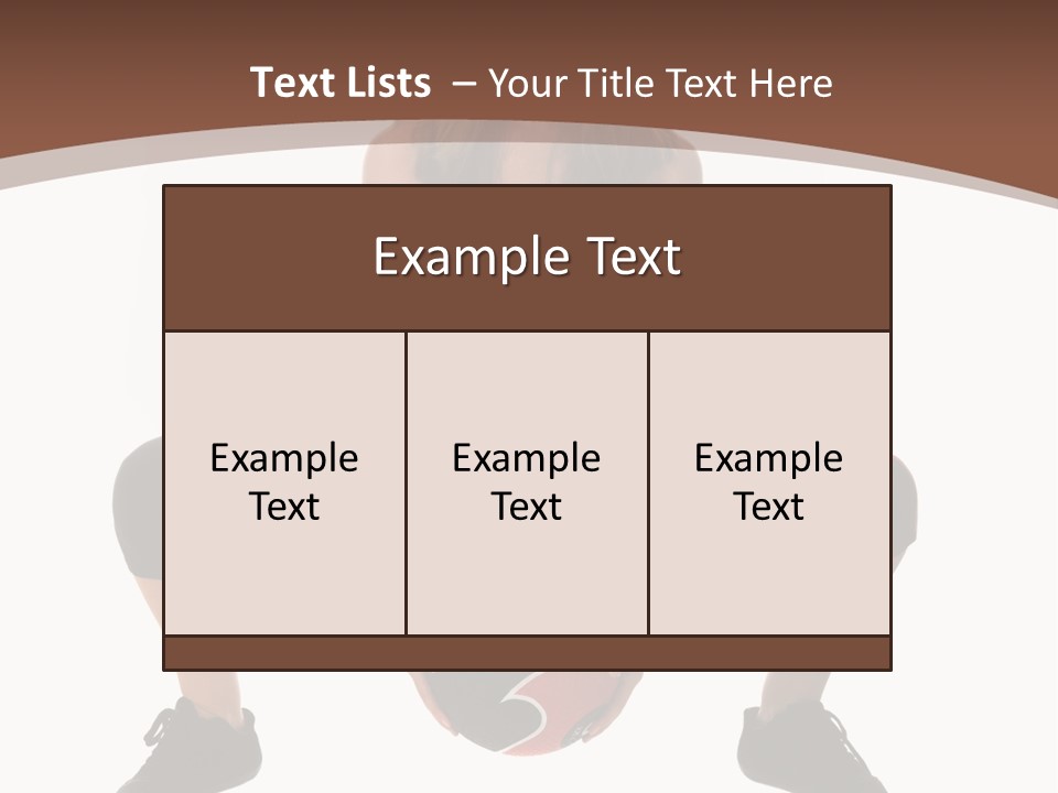 A Woman Is Sitting On The Ground With A Ball PowerPoint Template