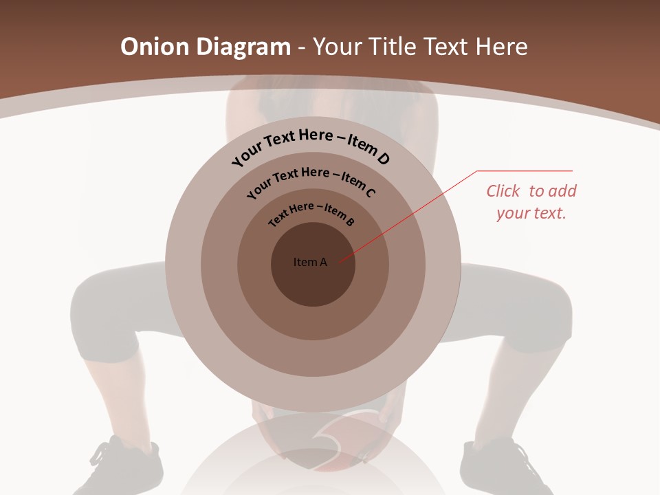 A Woman Is Sitting On The Ground With A Ball PowerPoint Template