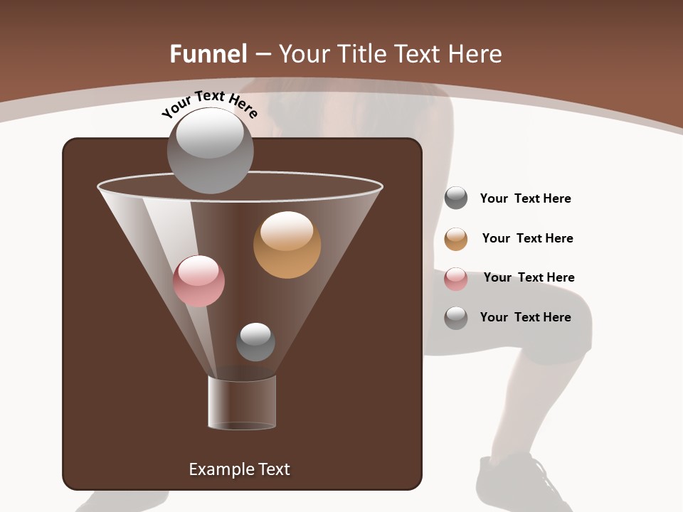 A Woman Is Sitting On The Ground With A Ball PowerPoint Template