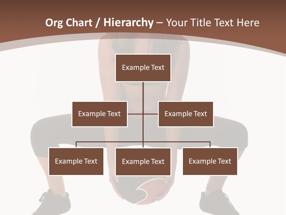 A Woman Is Sitting On The Ground With A Ball PowerPoint Template
