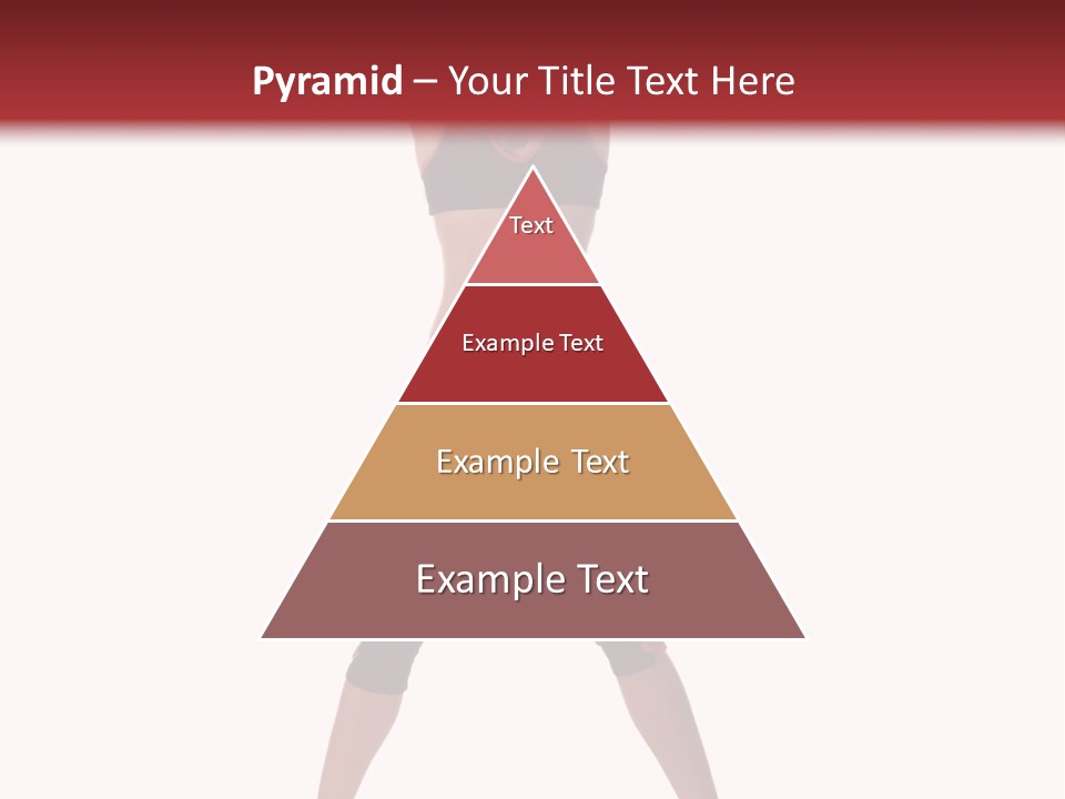 Young Woman Working Out In The Gym Stretches And Raises A Medicine Ball Above Her Head PowerPoint Template