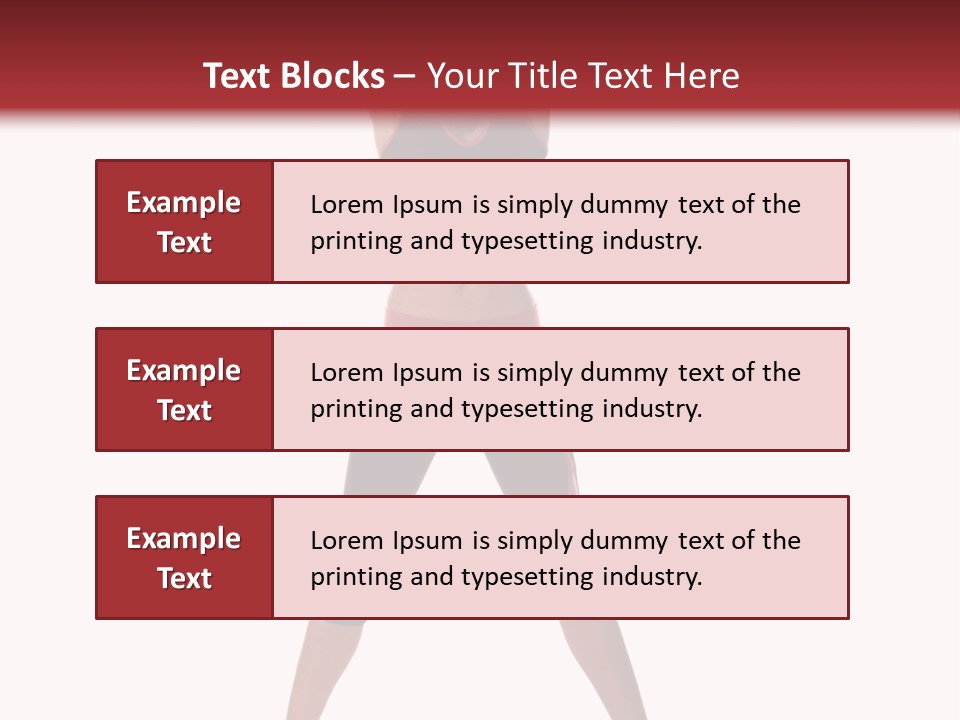 Young Woman Working Out In The Gym Stretches And Raises A Medicine Ball Above Her Head PowerPoint Template