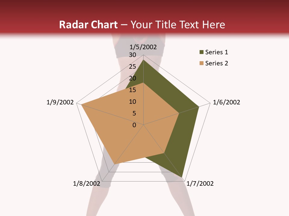 Young Woman Working Out In The Gym Stretches And Raises A Medicine Ball Above Her Head PowerPoint Template