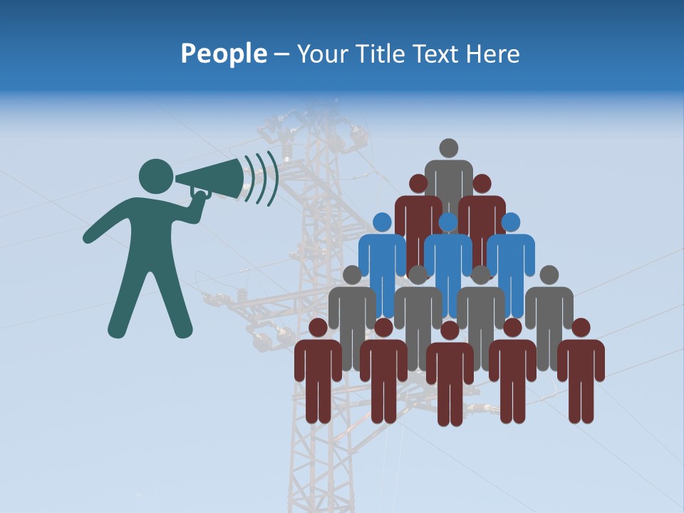 Photo Of A Coral Colony PowerPoint Template
