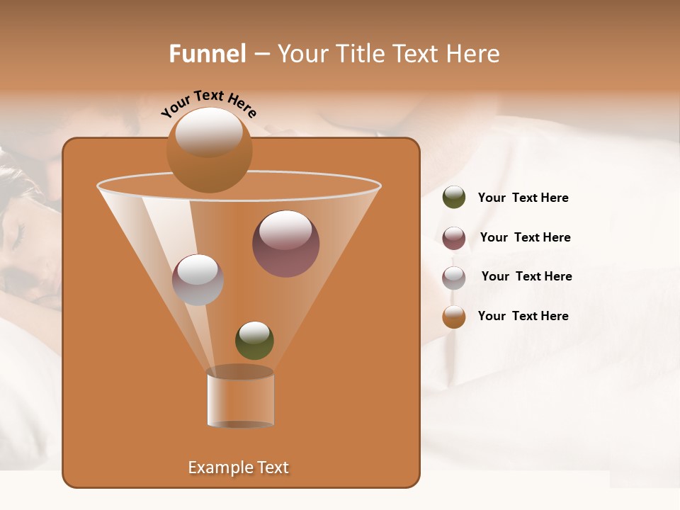 Young Couple Kissing And Hugging On The Bed In Bedroom PowerPoint Template