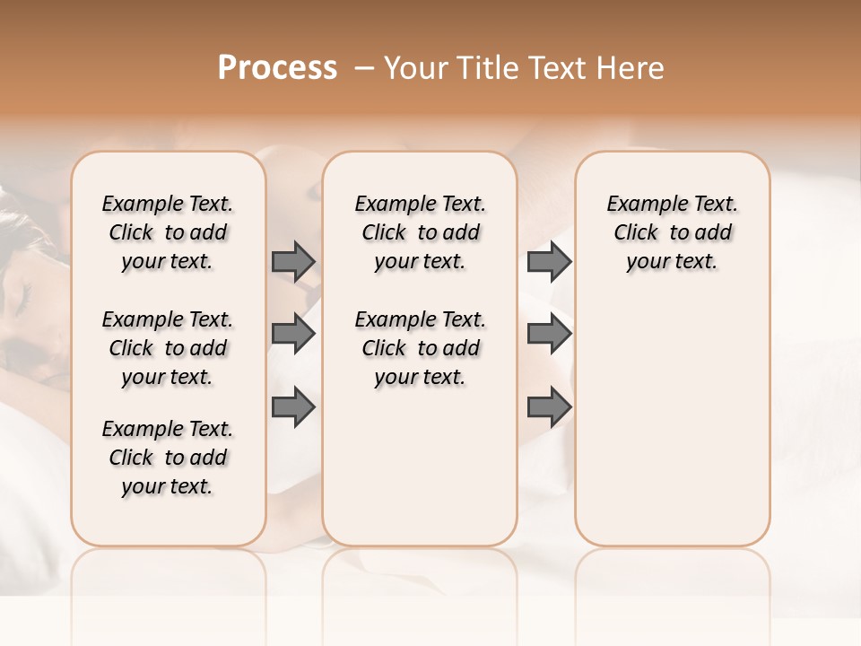 Young Couple Kissing And Hugging On The Bed In Bedroom PowerPoint Template