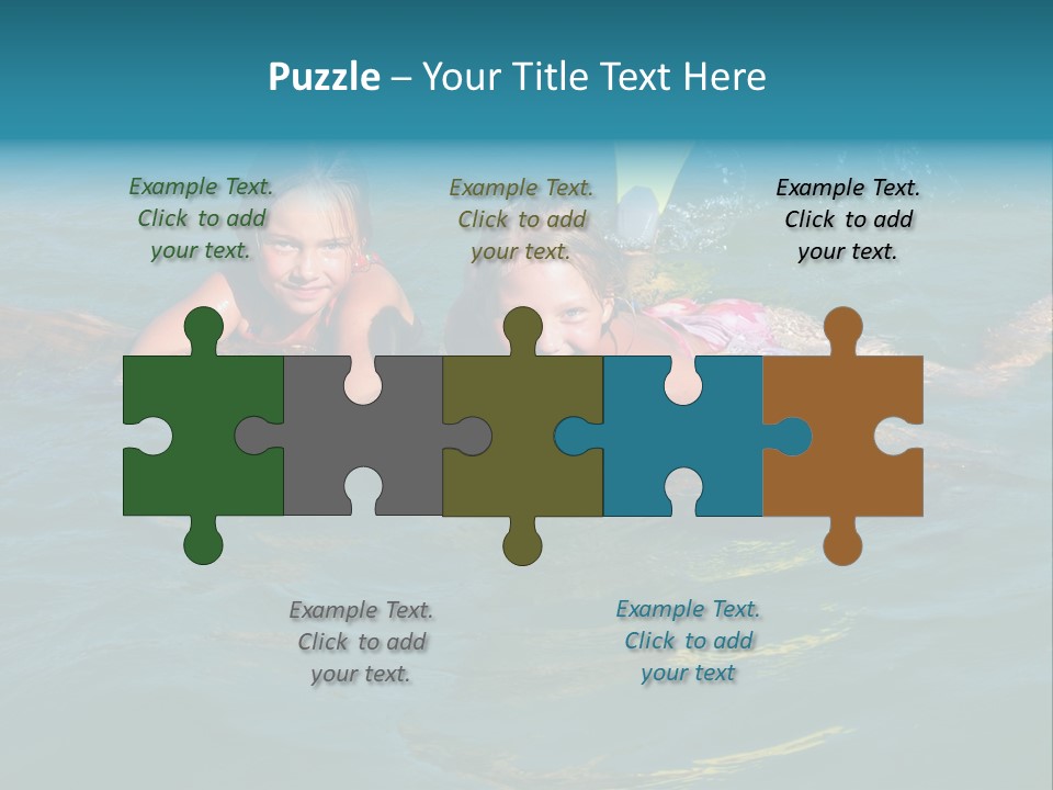 A Series Of Wedding Pictures. PowerPoint Template