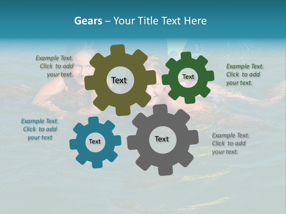 A Series Of Wedding Pictures. PowerPoint Template