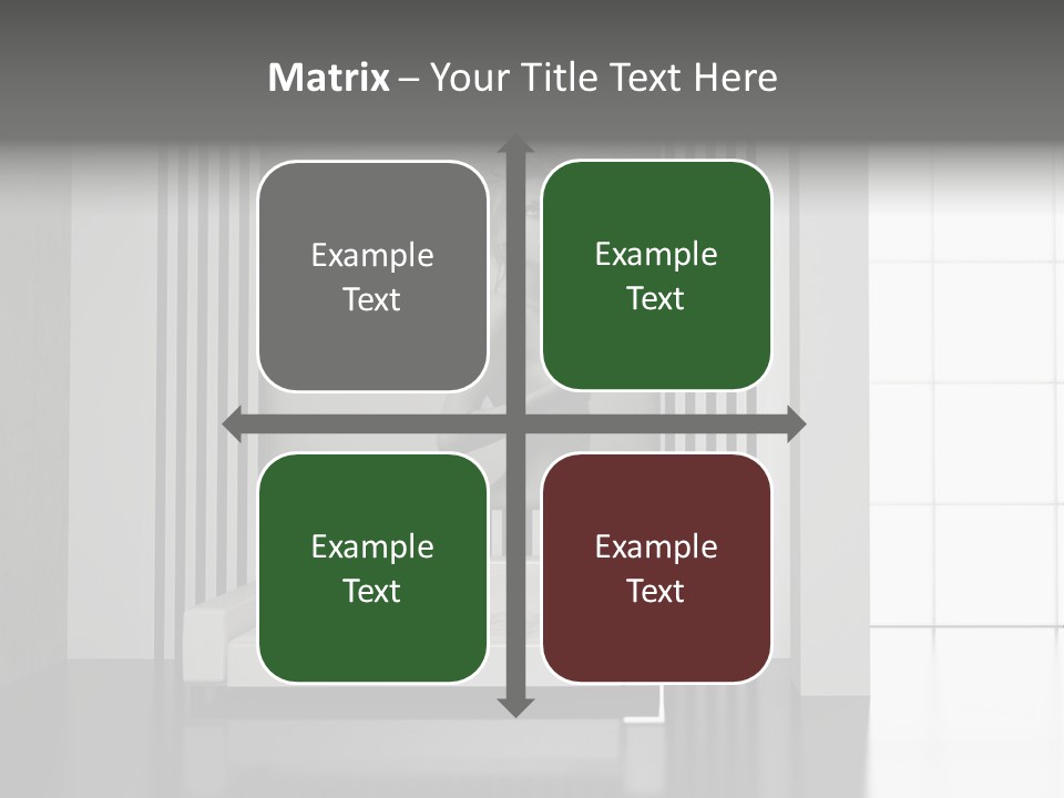 Modern Interior With The Fashionable Picture. PowerPoint Template