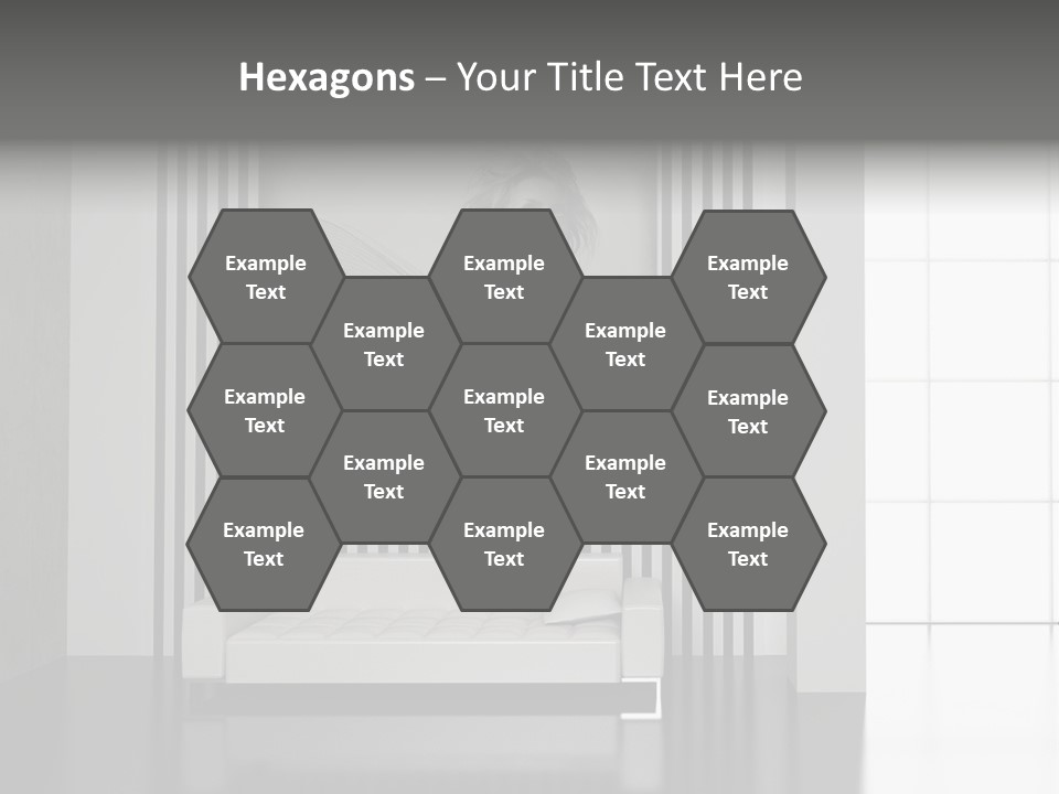 Modern Interior With The Fashionable Picture. PowerPoint Template