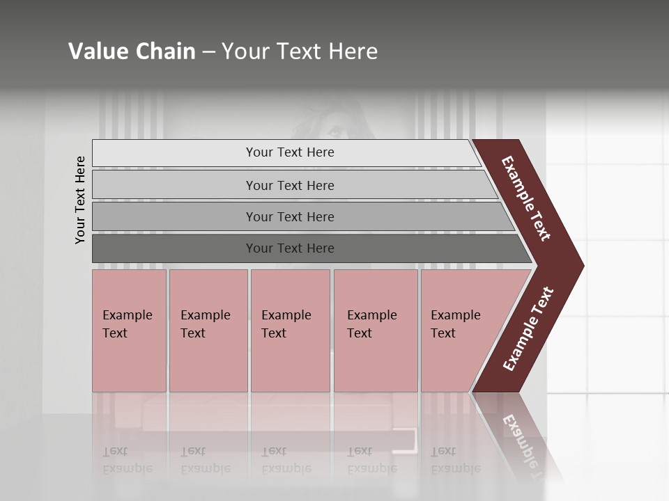 Modern Interior With The Fashionable Picture. PowerPoint Template