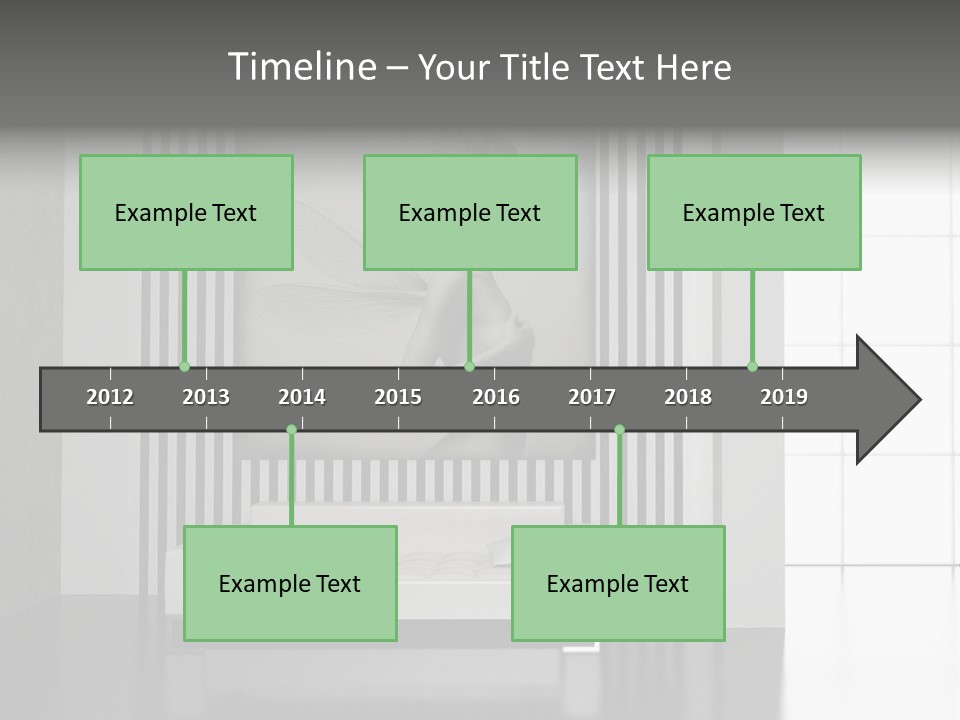 Modern Interior With The Fashionable Picture. PowerPoint Template