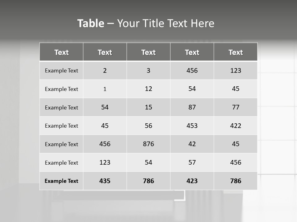 Modern Interior With The Fashionable Picture. PowerPoint Template