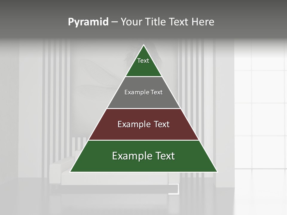 Modern Interior With The Fashionable Picture. PowerPoint Template