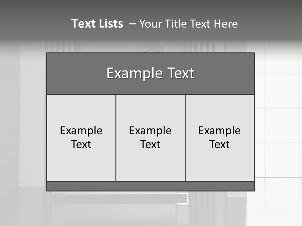 Modern Interior With The Fashionable Picture. PowerPoint Template
