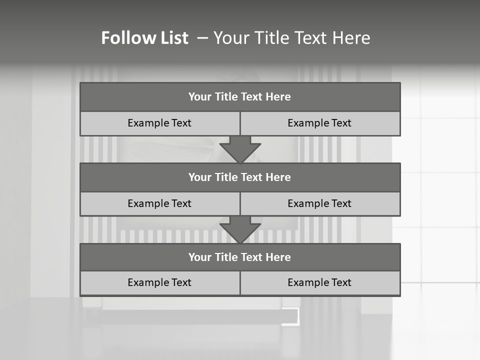 Modern Interior With The Fashionable Picture. PowerPoint Template