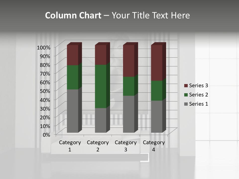 Modern Interior With The Fashionable Picture. PowerPoint Template