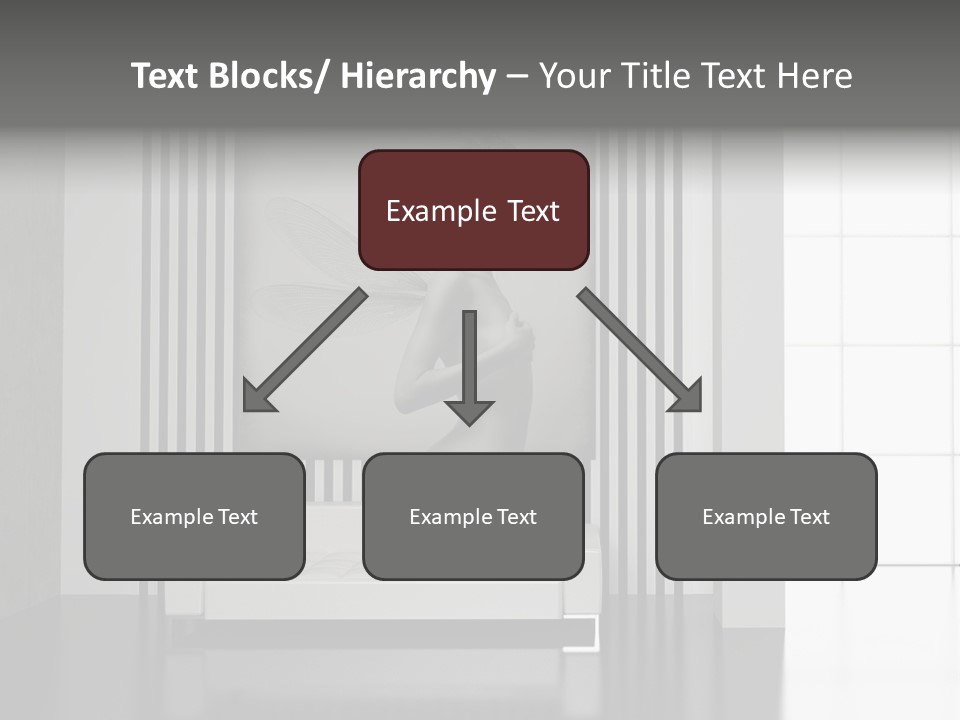 Modern Interior With The Fashionable Picture. PowerPoint Template