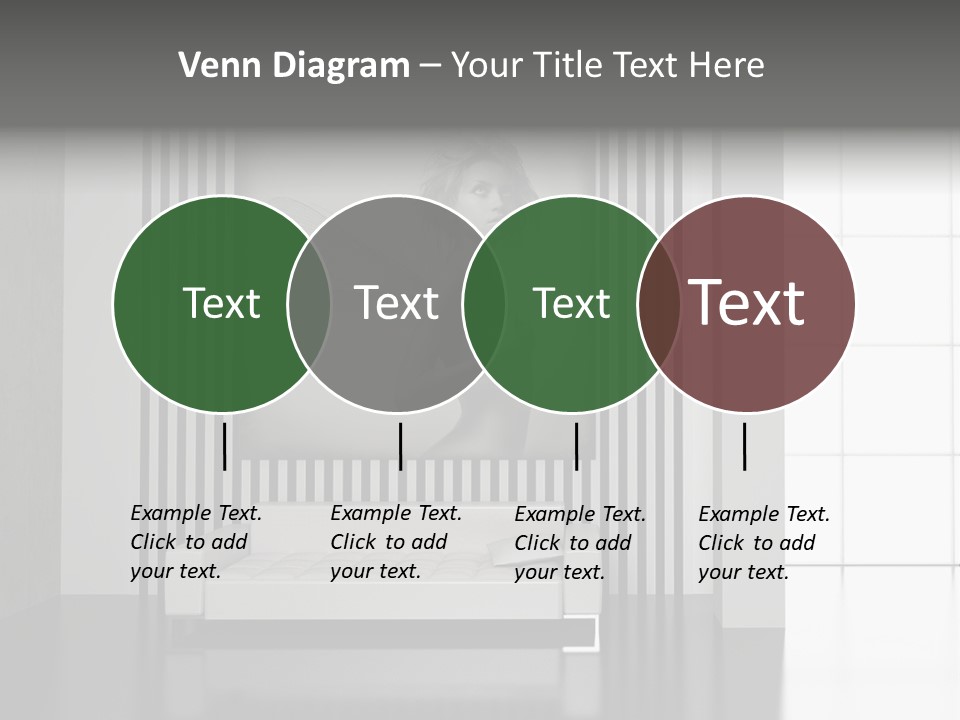 Modern Interior With The Fashionable Picture. PowerPoint Template