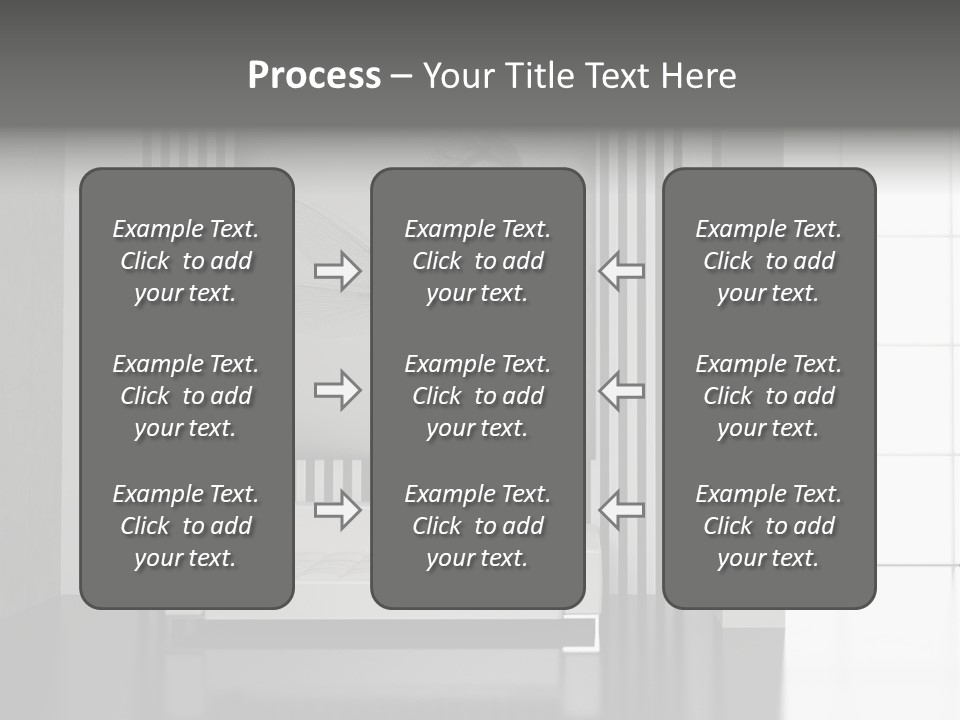 Modern Interior With The Fashionable Picture. PowerPoint Template