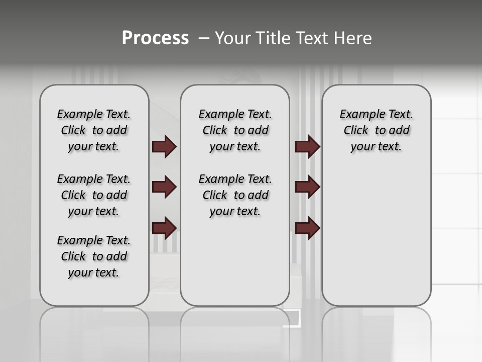 Modern Interior With The Fashionable Picture. PowerPoint Template