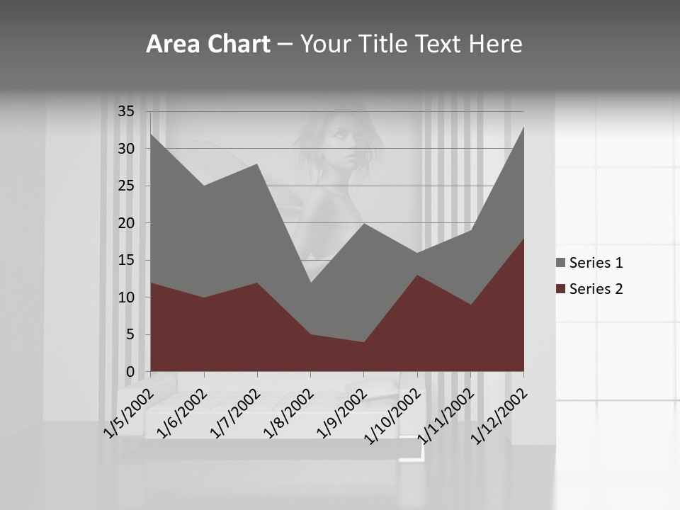 Modern Interior With The Fashionable Picture. PowerPoint Template