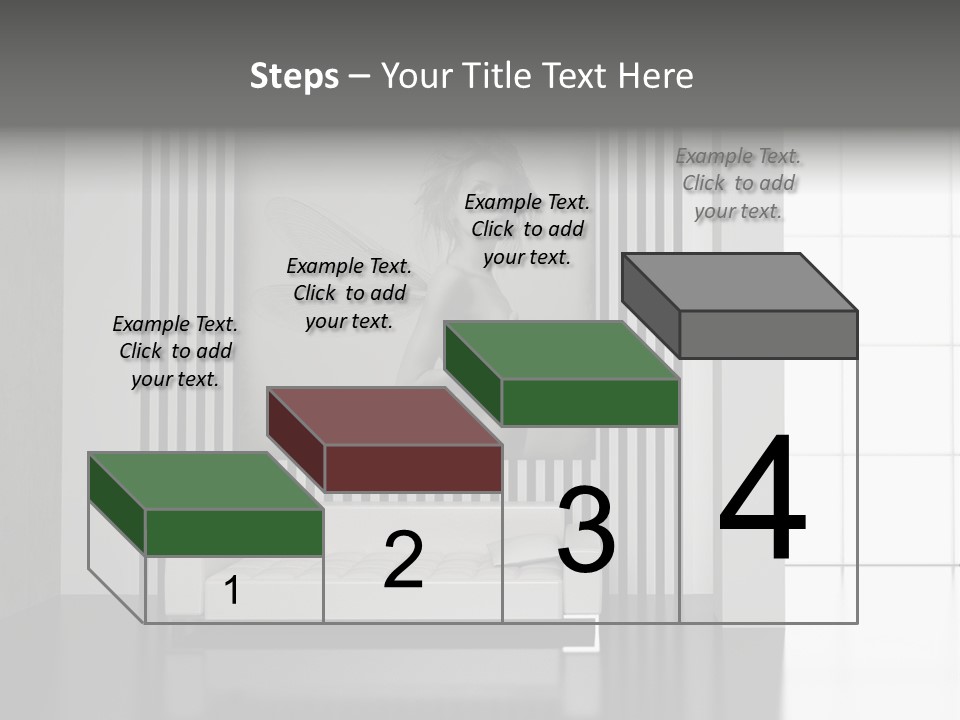 Modern Interior With The Fashionable Picture. PowerPoint Template