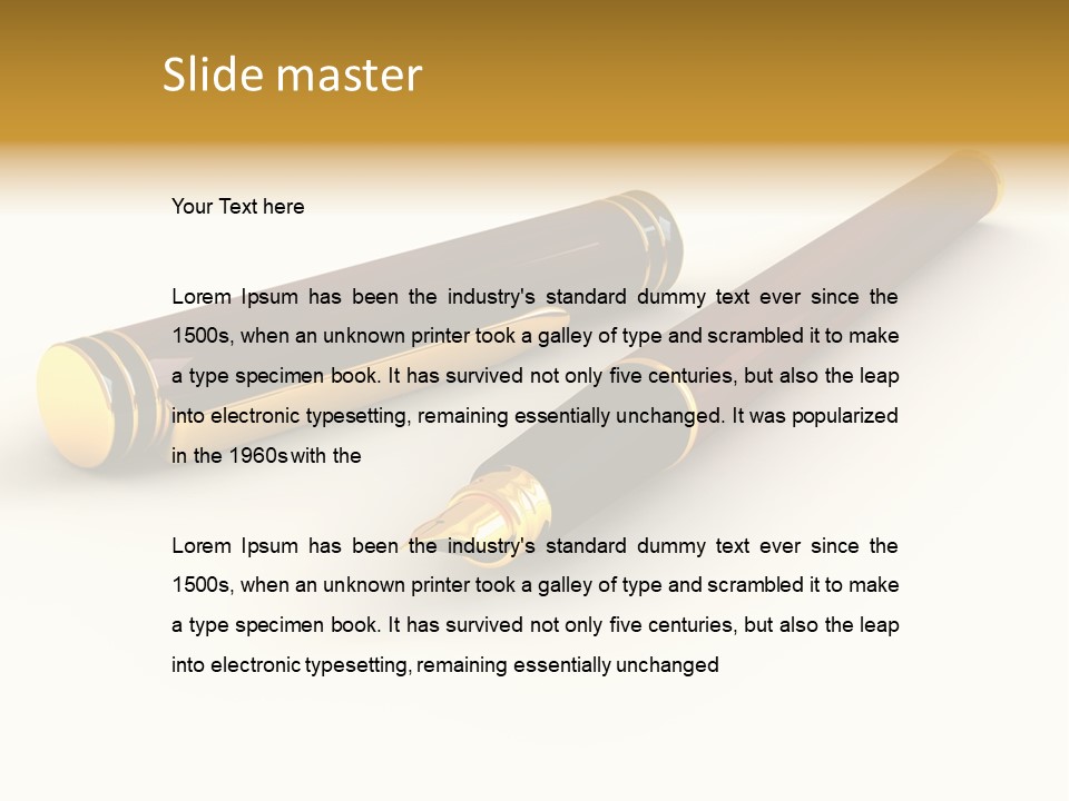 Dining Room Interior 2 PowerPoint Template