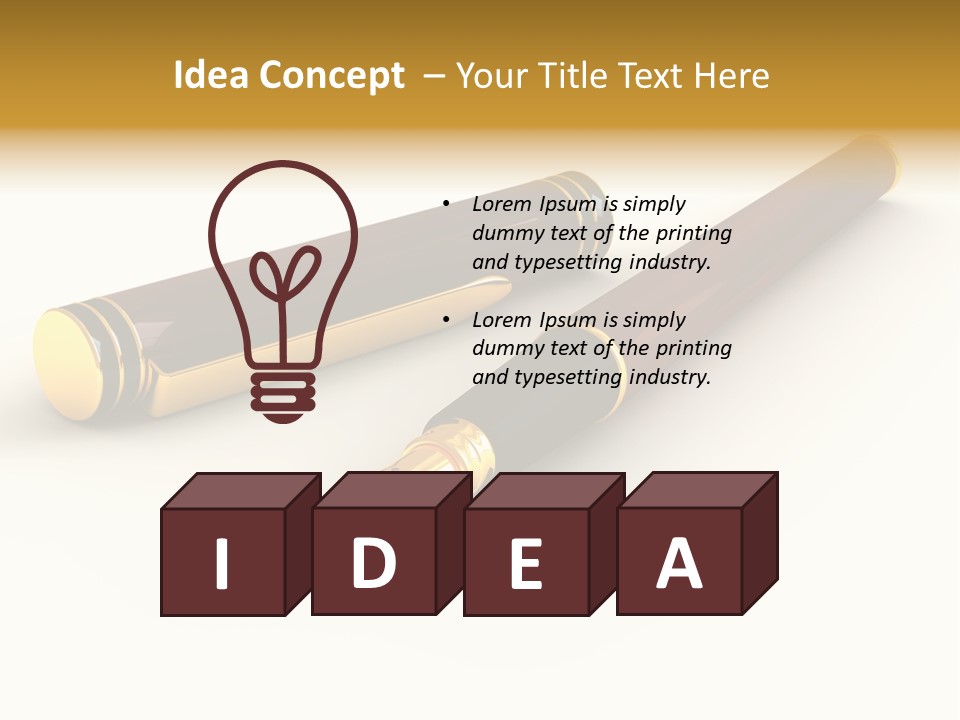 Dining Room Interior 2 PowerPoint Template