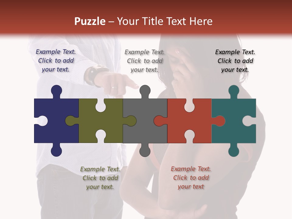 Angry Couple PowerPoint Template