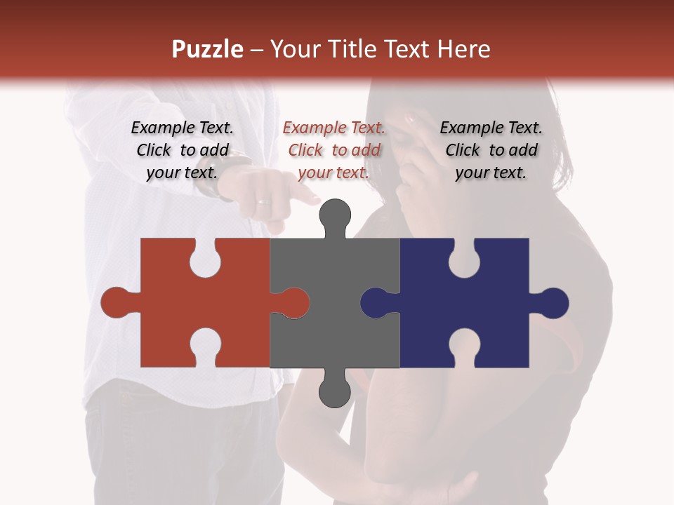 Angry Couple PowerPoint Template