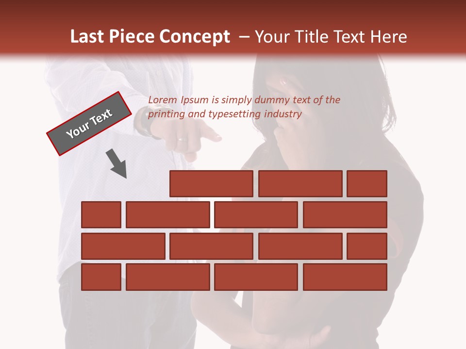 Angry Couple PowerPoint Template