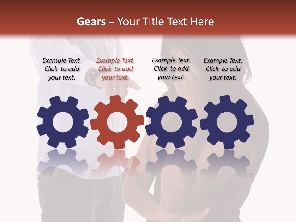 Angry Couple PowerPoint Template