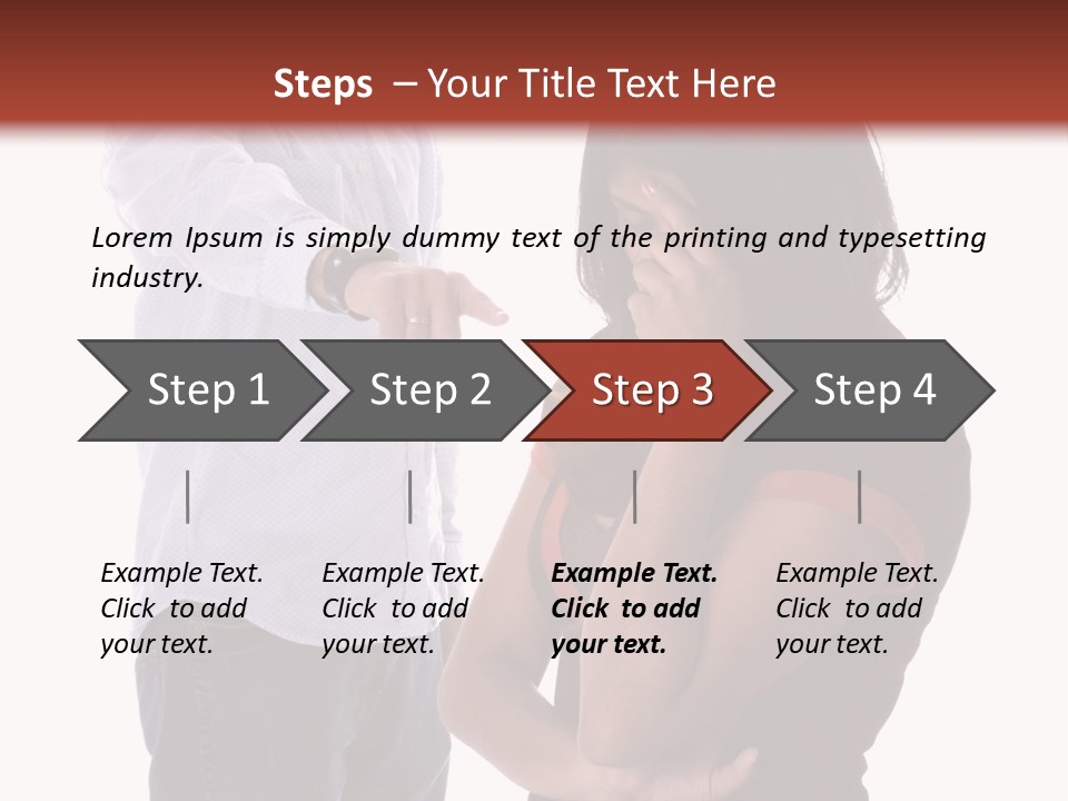 Angry Couple PowerPoint Template