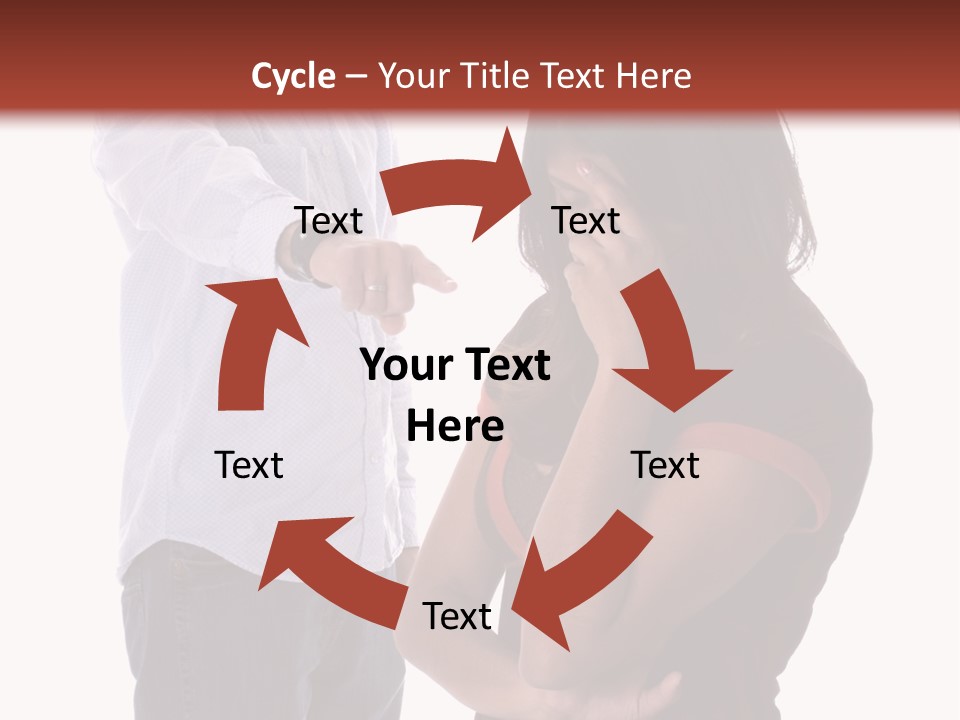 Angry Couple PowerPoint Template