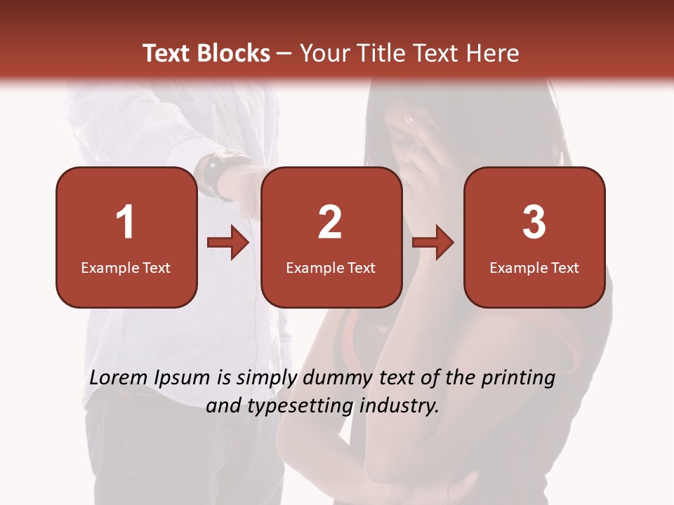 Angry Couple PowerPoint Template