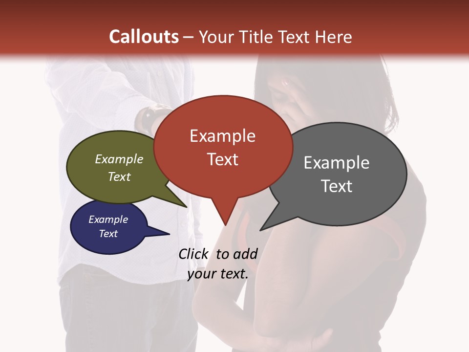 Angry Couple PowerPoint Template