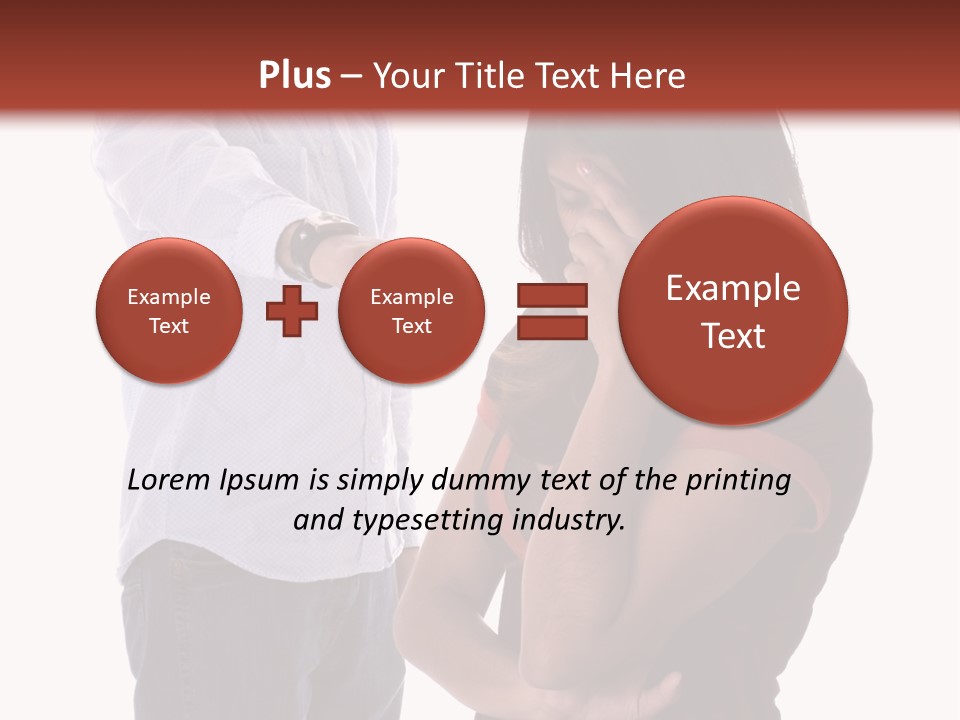 Angry Couple PowerPoint Template